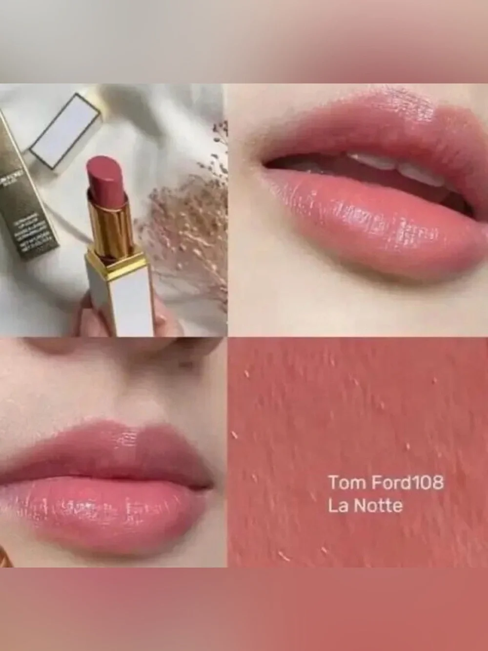 Tom Ford Soleil Ultra Shine Lipstick Lip Color # 108 La Notte NIB 0.11oz/3.3g